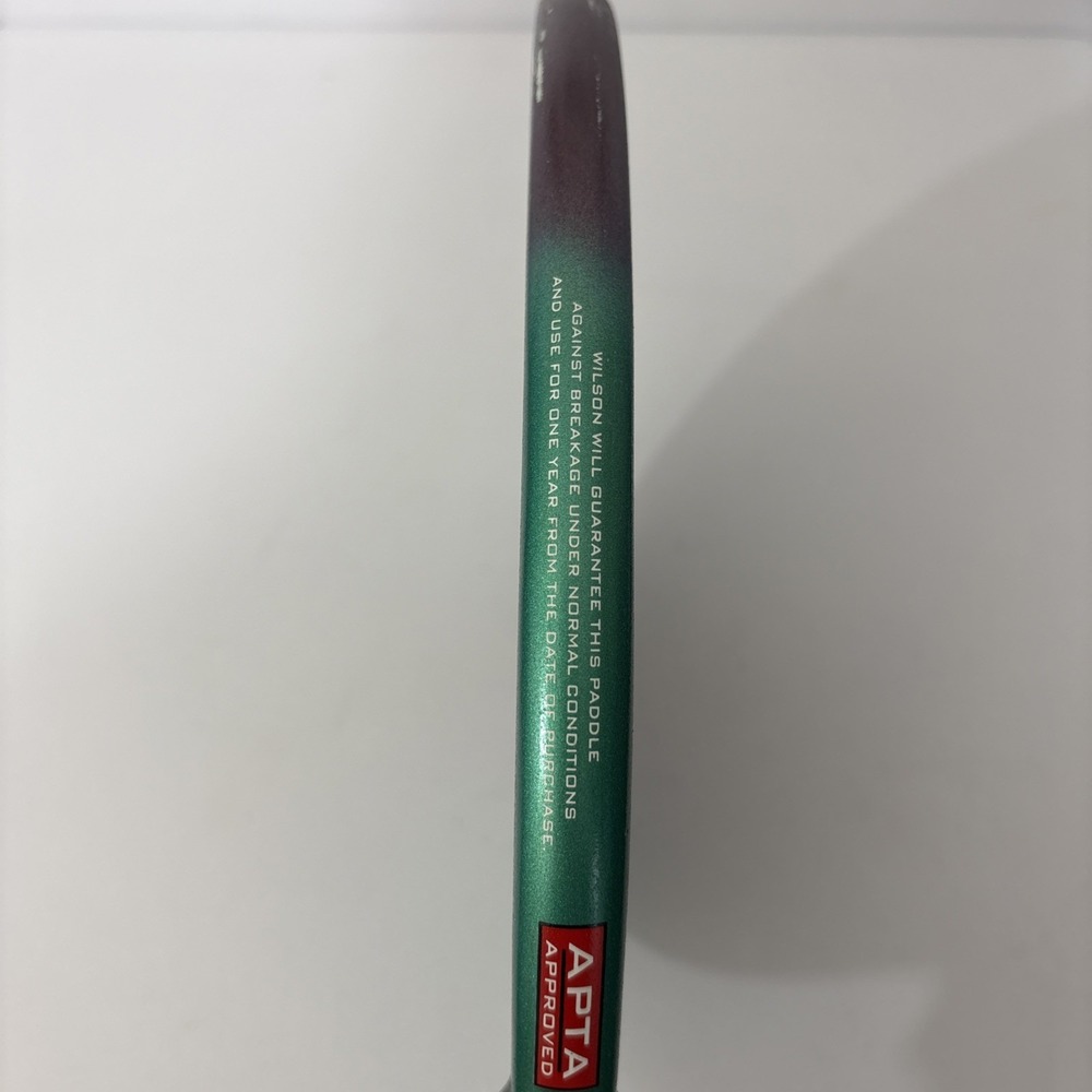 Vintage Wilson Pro Staff Flat Beam 6 Molded Graphite Paddle Racket w/ Case *FLAW - Picture 5 of 8